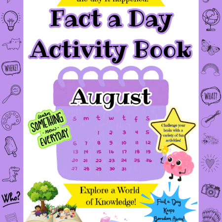 August Fact a Day Activity  Book