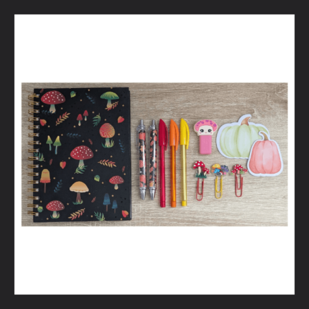 Autumn Mushroom Stationery Bundle