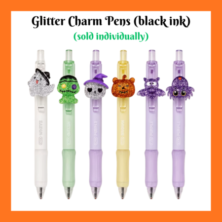 Glitter Charm Pens